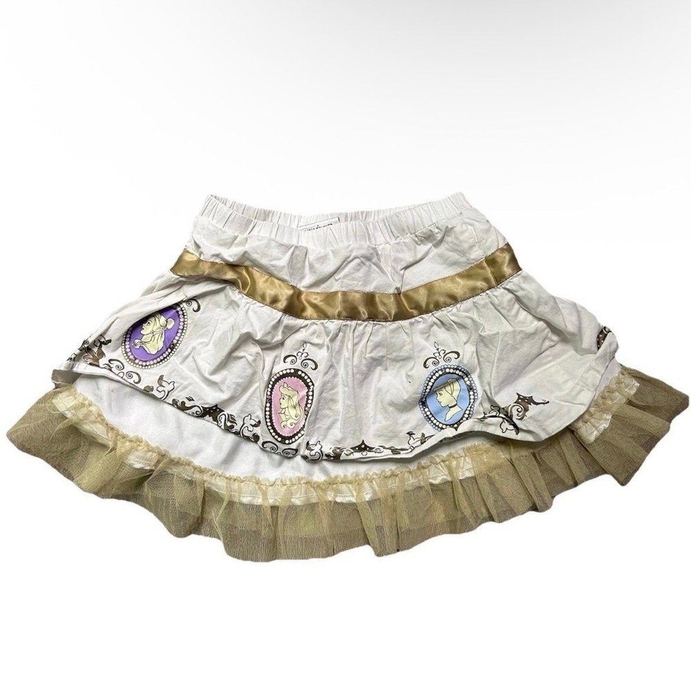 Disney Store Toddler Girl Princess Skirt Size XS (4) Cinderella Snow White
